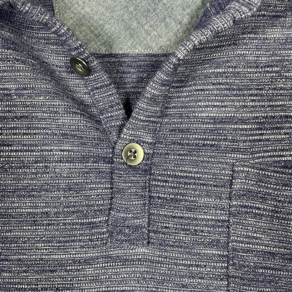 Banana Republic Men's Navy Polo Cotton Blend XL Preppy! - Picture 3 of 5